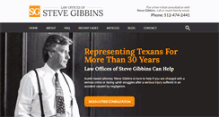 Desktop Screenshot of gibbinslawoffice.com