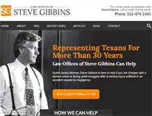 Tablet Screenshot of gibbinslawoffice.com